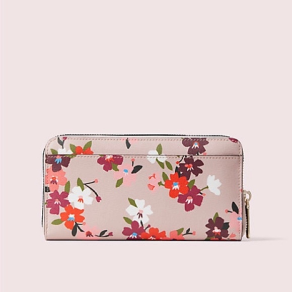 kate spade Bags Kate Spade Cherry Blossom Ziparound Wallet Poshmark
